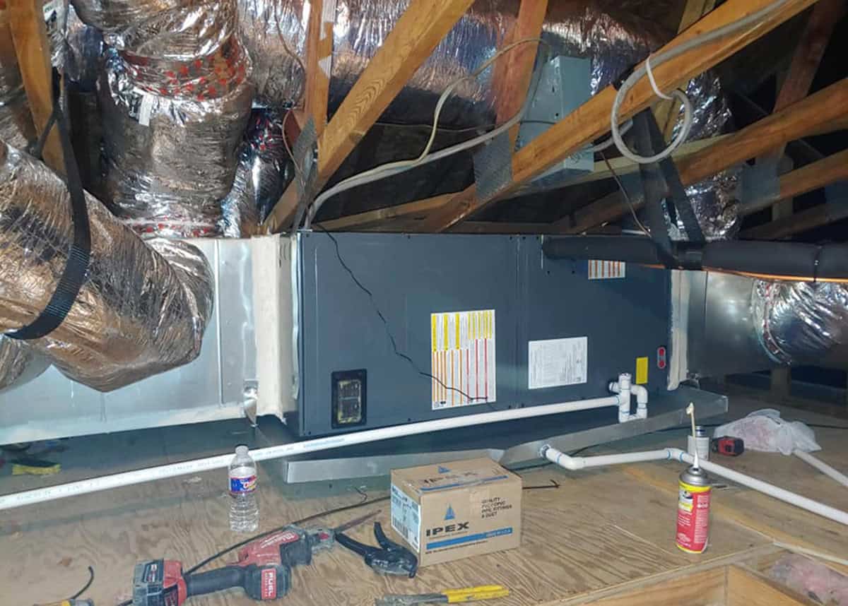 Furnace in Forney undergoing repairs