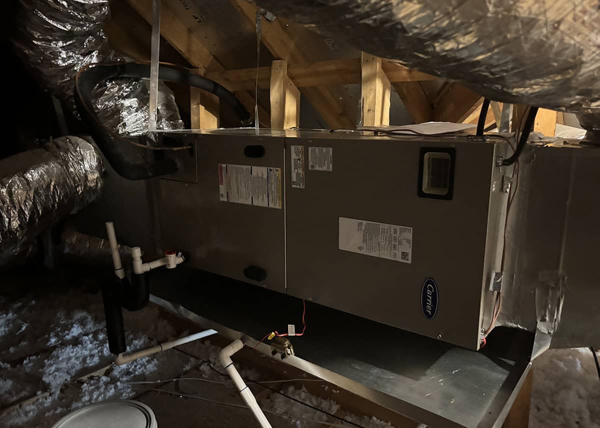 Bolton Heating And Air Replacing Furnace At A Home In Forney