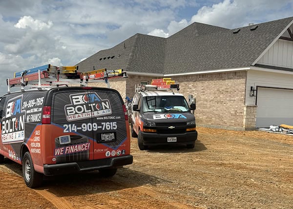 Bolton Heating & Air Service Vans