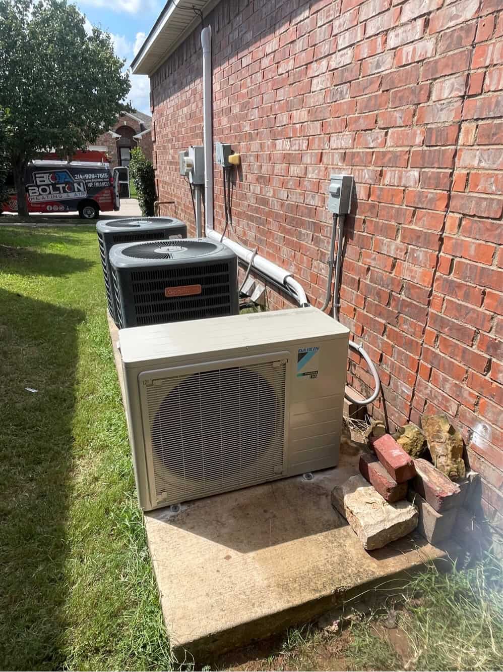 Air Conditioning Units at a home in Rockwall